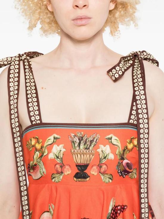 25FW 알레메 미디 원피스 5698DMULTIMULTI ORANGE - ALEMAIS