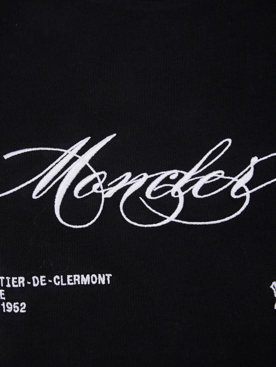 25FW 몽클레어 반팔 티셔츠 K20938C0000589AJS998 BLACK - MONCLER