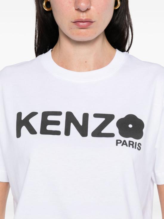 25FW 겐조 반팔 티셔츠 FF52TS1574SO01 WHITE - KENZO