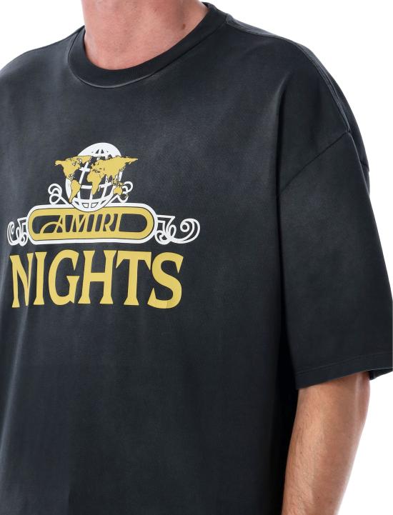 25FW 아미리 반팔 티셔츠 AMJYTE1207BLACK - AMIRI