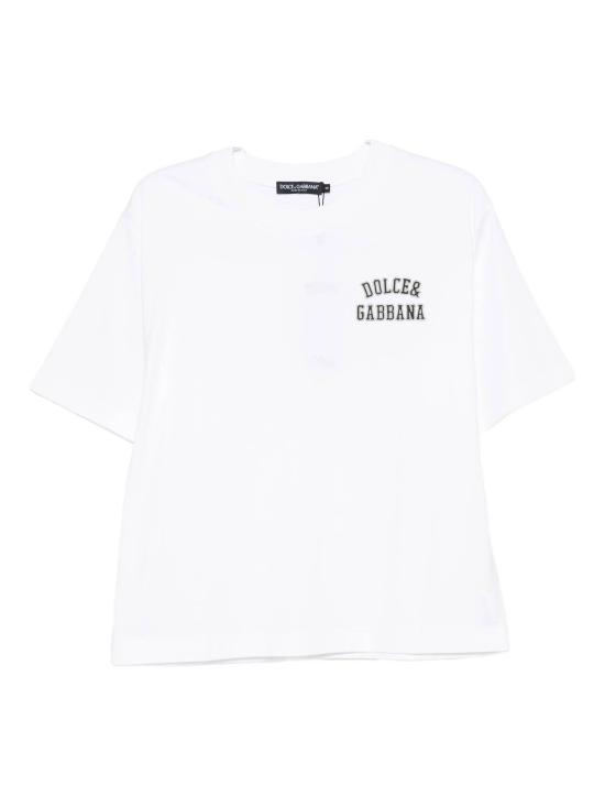 25FW 돌체앤가바나 반팔 티셔츠 F8U10ZGDDBBW0800 WHITE