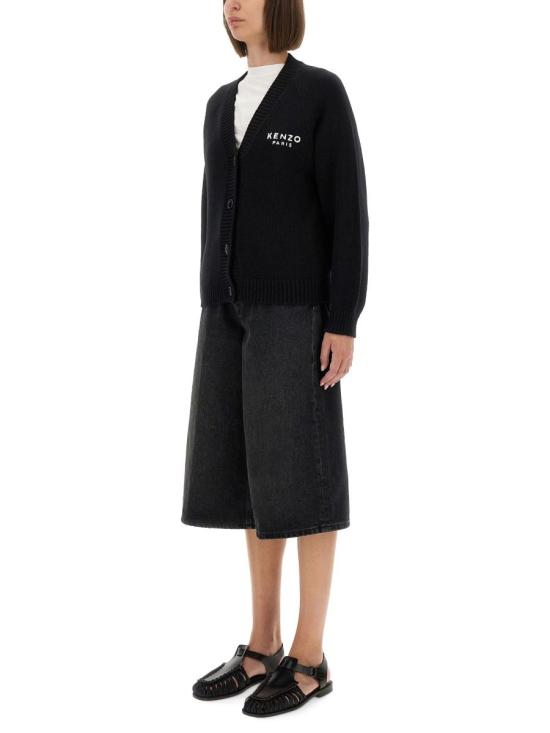 25FW 겐조 가디건 FF62CA7063LA99J BLACK - KENZO