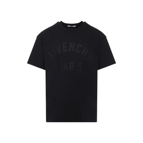 25FW 지방시 반팔 티셔츠 BM71NK3YRS001 BLACK - GIVENCHY