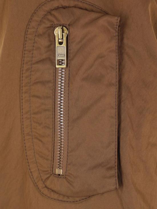 25FW 끌로에 봄버 자켓 CH25AVE16113233 BROWN - CHLOE