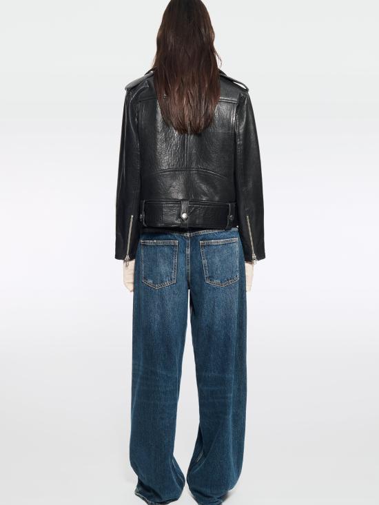 25FW 스탠드스튜디오 바이커 자켓 61792796089900 BLACK - STAND