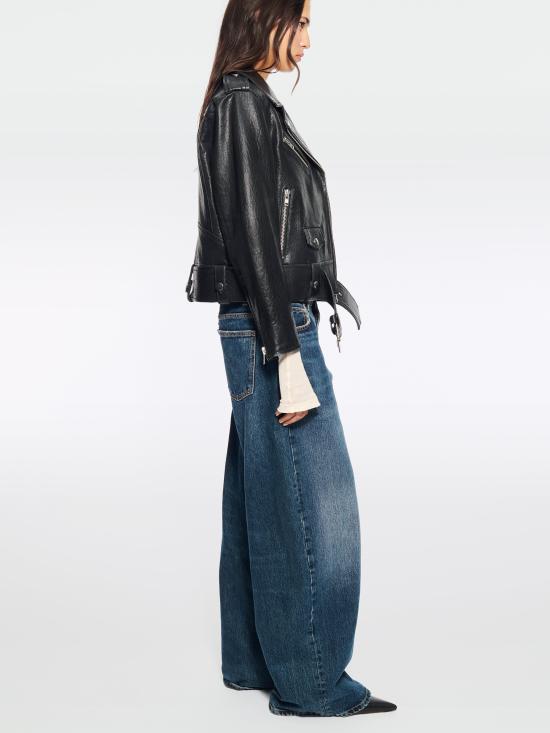 25FW 스탠드스튜디오 바이커 자켓 61792796089900 BLACK - STAND