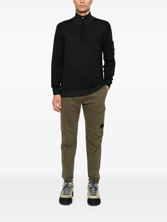 25FW 씨피 컴퍼니 스트레이트 팬츠 19CMPA068A005529G683 GREEN - C.P. COMPANY