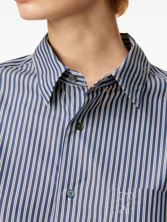 25FW 아미 셔츠 USH766CO01334901 BLUROBLCNO - AMI