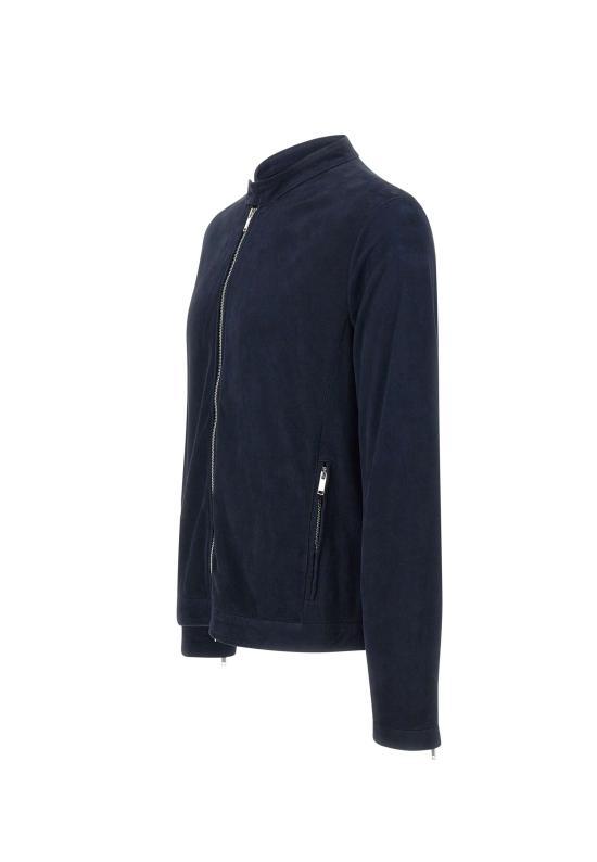  CONCEPT LEATHER 가죽 자켓 SIENANAPPATO BLU Blue - OTHER BRANDS