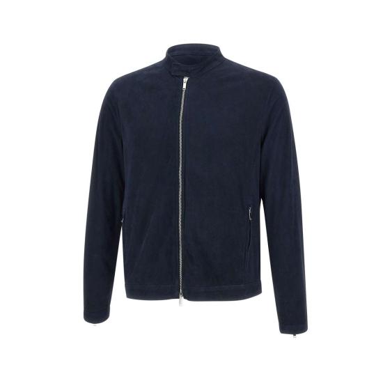  CONCEPT LEATHER 가죽 자켓 SIENANAPPATO BLU Blue - OTHER BRANDS