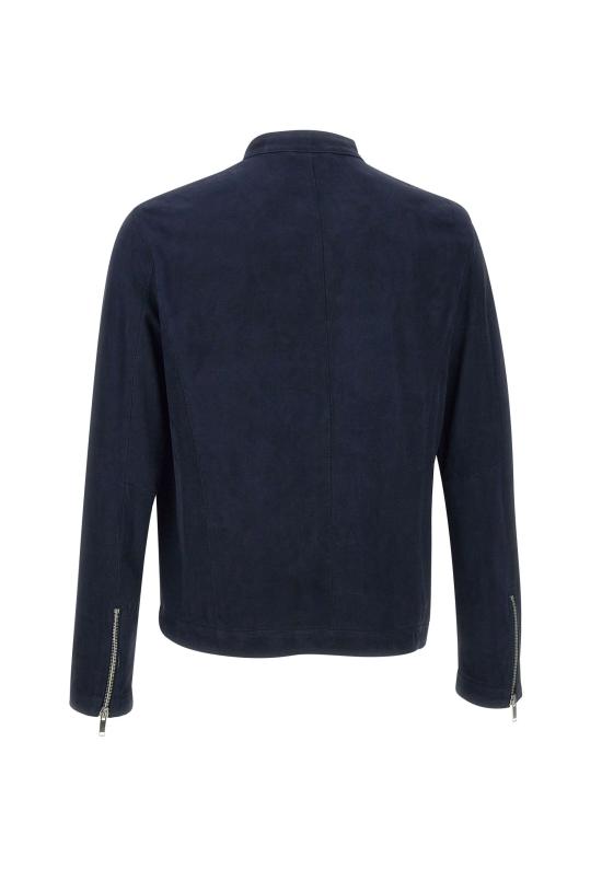  CONCEPT LEATHER 가죽 자켓 SIENANAPPATO BLU Blue - OTHER BRANDS