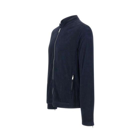  CONCEPT LEATHER 가죽 자켓 SIENANAPPATO BLU Blue - OTHER BRANDS