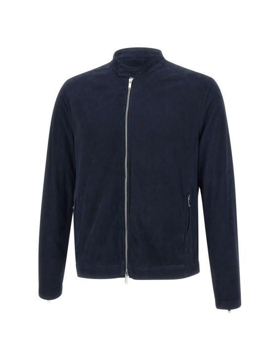  CONCEPT LEATHER 가죽 자켓 SIENANAPPATO BLU Blue - OTHER BRANDS