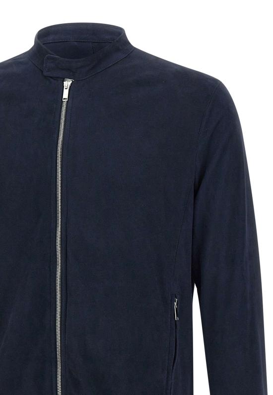  CONCEPT LEATHER 가죽 자켓 SIENANAPPATO BLU Blue - OTHER BRANDS