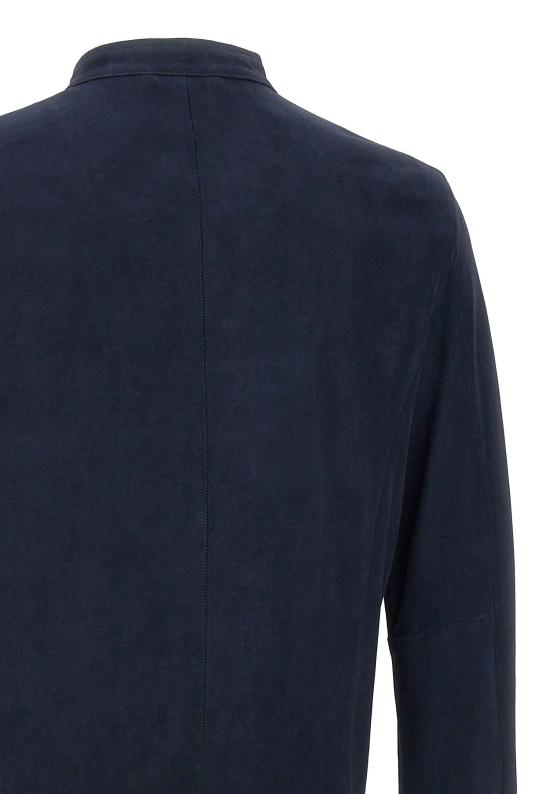  CONCEPT LEATHER 가죽 자켓 SIENANAPPATO BLU Blue - OTHER BRANDS