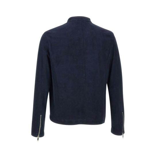  CONCEPT LEATHER 가죽 자켓 SIENANAPPATO BLU Blue - OTHER BRANDS