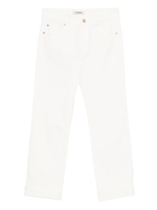 25FW 에스막스마라 스트레이트 팬츠 2529136011600001 BIANCO