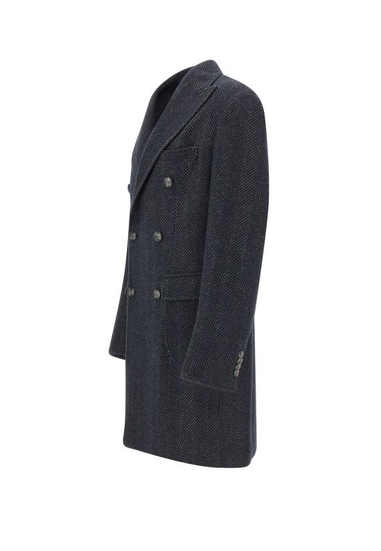 25FW 발바 코트 51045 0089 Blue - BARBA