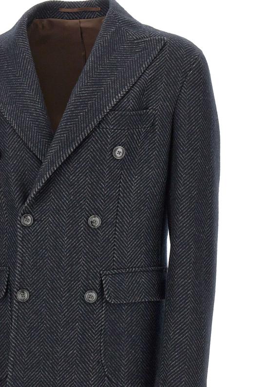 25FW 발바 코트 51045 0089 Blue - BARBA