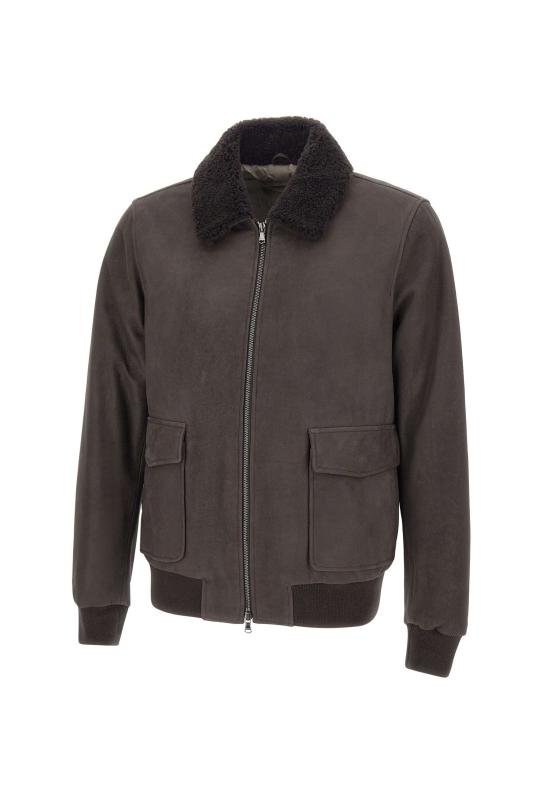 25FW 발바 가죽 자켓 51207BOSTON 0029 Brown