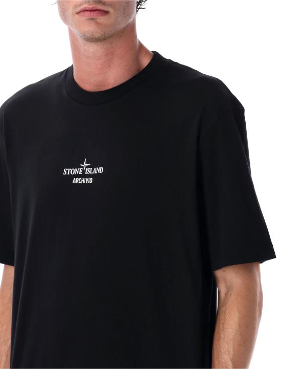 25FW 스톤 아일랜드 반팔 티셔츠 S152100037S0091 V0029 BLACK - STONE ISLAND
