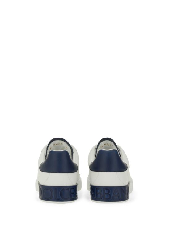 25FW 돌체앤가바나 카프스킨 포르토피노 스니커즈 CS2278 A9U7389951 WHITE - DOLCE & GABBANA