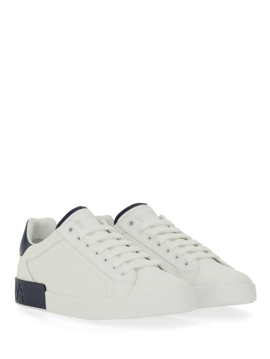 25FW 돌체앤가바나 카프스킨 포르토피노 스니커즈 CS2278 A9U7389951 WHITE - DOLCE & GABBANA