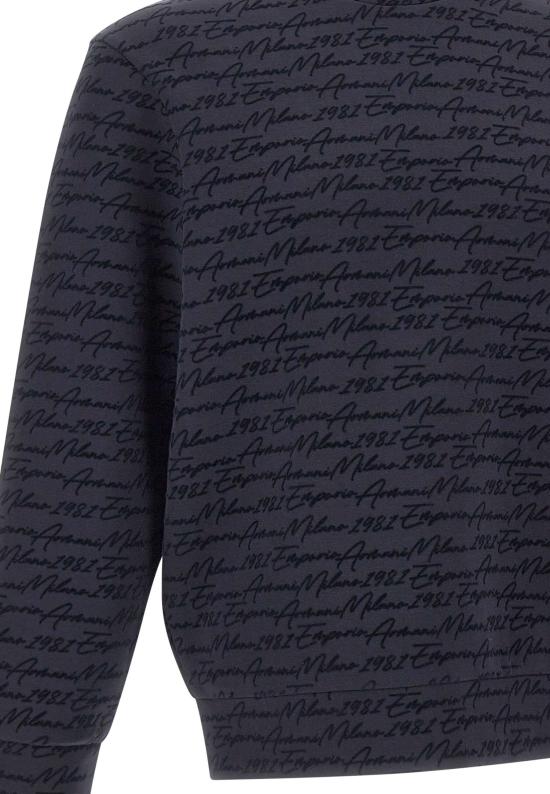 25FW 엠포리오 아르마니 긴팔 티셔츠 EM002900 AF10013FB308 Blue - EMPORIO ARMANI