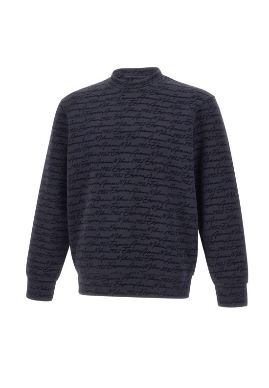 25FW 엠포리오 아르마니 긴팔 티셔츠 EM002900 AF10013FB308 Blue