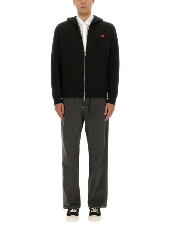 25FW 겐조 긴팔 티셔츠 FE65SW2254MF 99J BLACK - KENZO