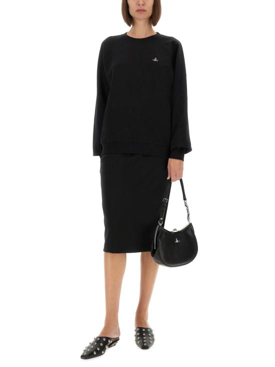 25FW 비비안웨스트우드 긴팔 티셔츠 3I010014 J006ON401 BLACK - VIVIENNE WESTWOOD