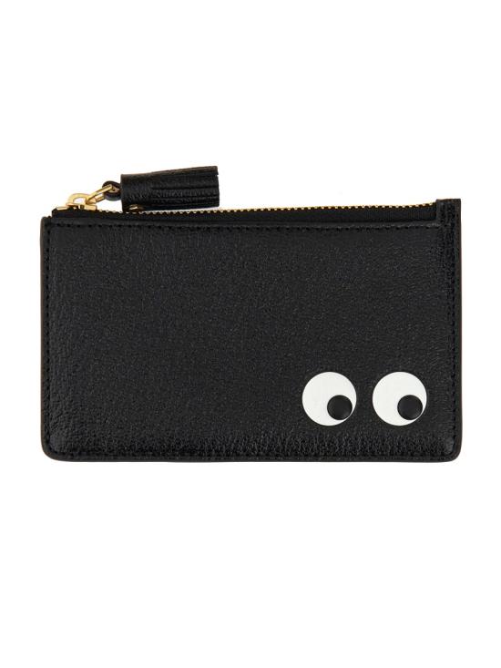25FW 안야힌드마치 지갑 142717 BLACK
