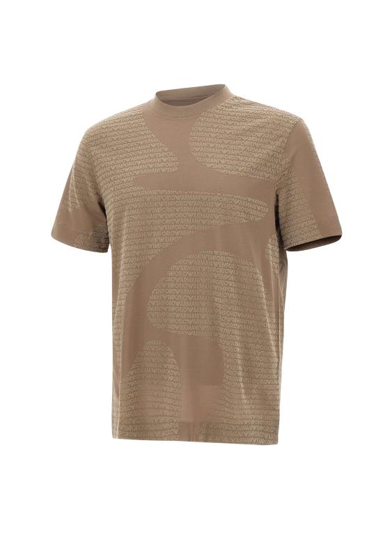 25FW 엠포리오 아르마니 반팔 티셔츠 EM002957 AF10017F6130 Beige