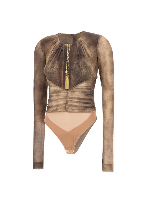 25FW 엘리자베타프랜치 바디수트 티셔츠 BO02057E2 EL1 Brown