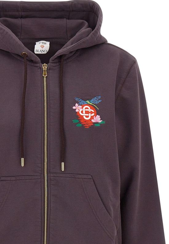 25FW 카사블랑카 터틀넥 WAW25JTP274 02 PURPLE - CASABLANCA