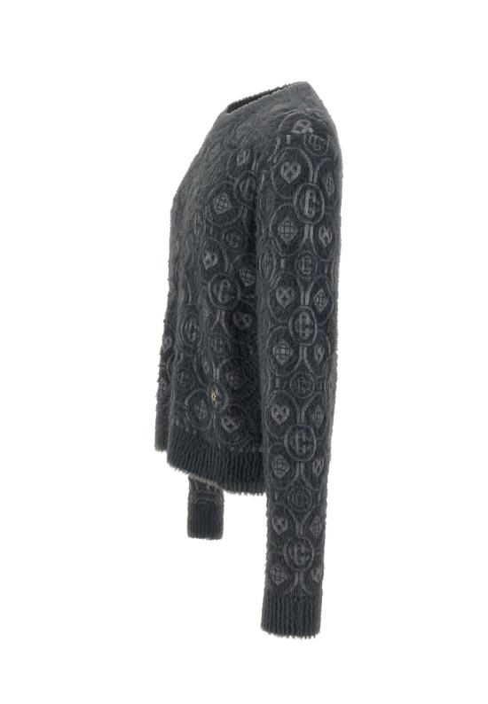 25FW 카사블랑카 스웨터 MAW25KW1095 01 Grey - CASABLANCA