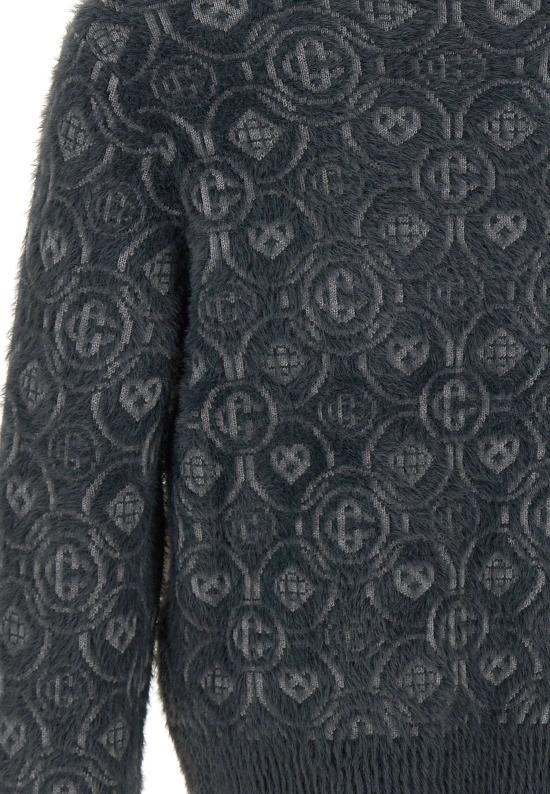 25FW 카사블랑카 스웨터 MAW25KW1095 01 Grey - CASABLANCA