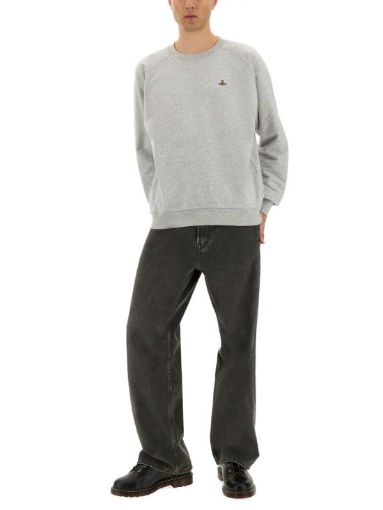 25FW 비비안웨스트우드 긴팔 티셔츠 3I010014 J006OP001 GREY - VIVIENNE WESTWOOD