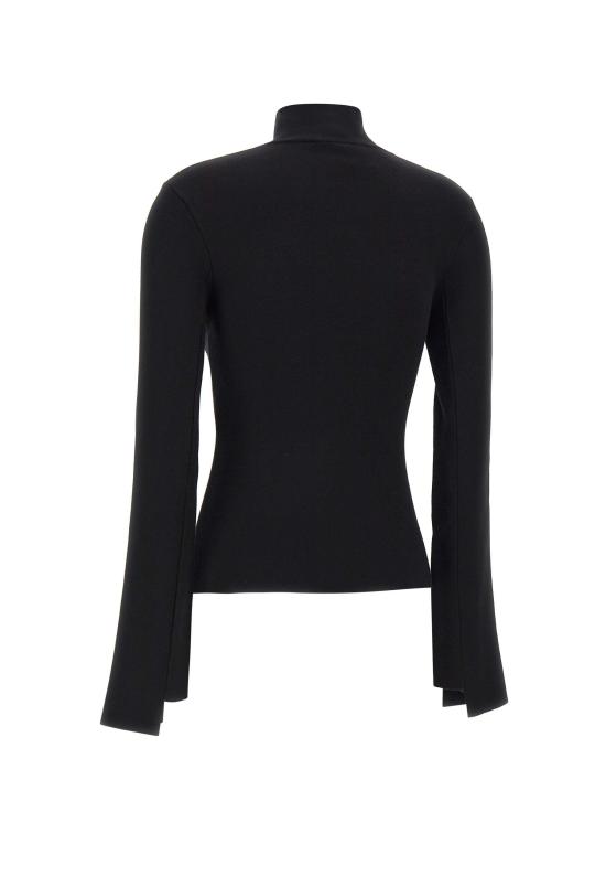 25FW 쿠레쥬 터틀넥 425MPU260FI0001 BLACK Black - COURREGES