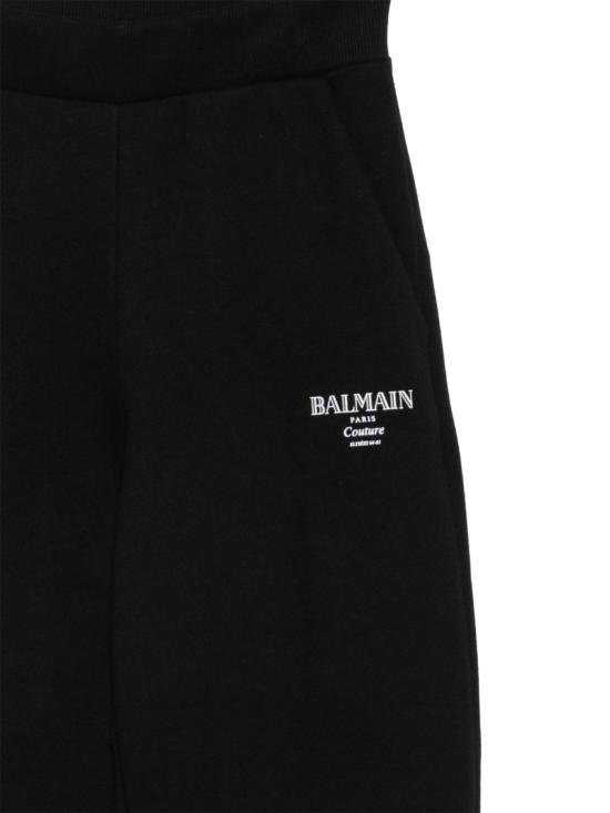 25FW [키즈] 발망 스트레이트 팬츠 BX6P40K Z3183930BC BLACK - BALMAIN