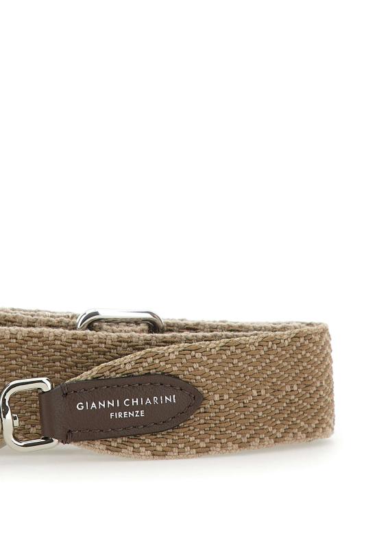 25FW 지아니 끼아리니 숄더백 TR125GC OPTICALLAMB Beige - GIANNI CHIARINI