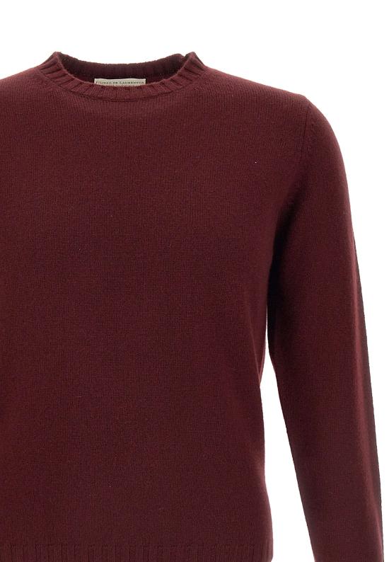 25FW 필리포 드 로렌티스 스웨터 GC3ML WC7R380 Red - FILIPPO DE LAURENTIIS