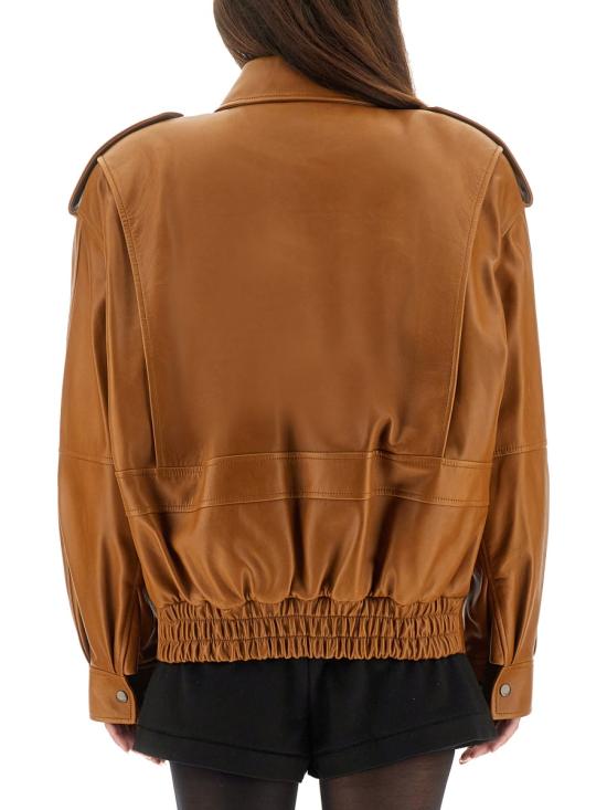 26FW 생로랑 가죽 자켓 844472 YC2TE2121 BUFF - SAINT LAURENT