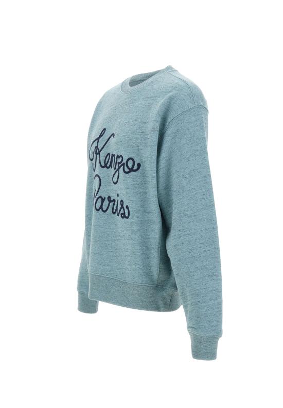 25FW 겐조 긴팔 티셔츠 FF65SW2574MO 68 Blue - KENZO