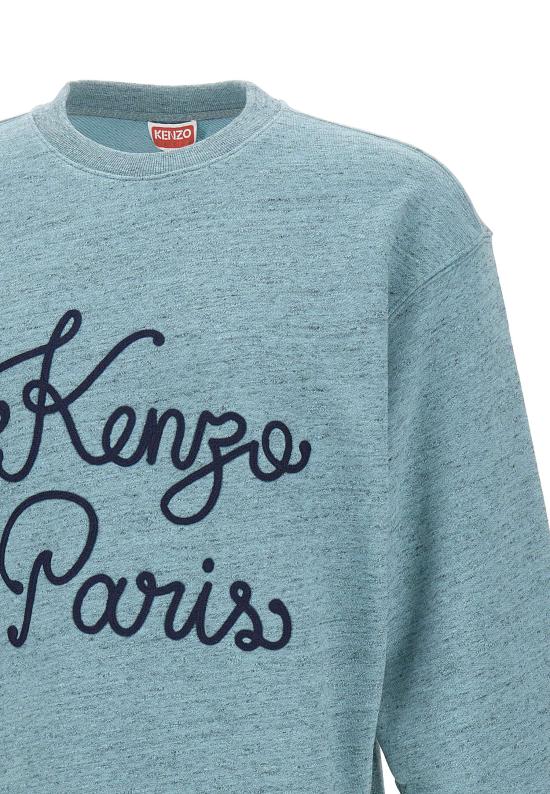 25FW 겐조 긴팔 티셔츠 FF65SW2574MO 68 Blue - KENZO