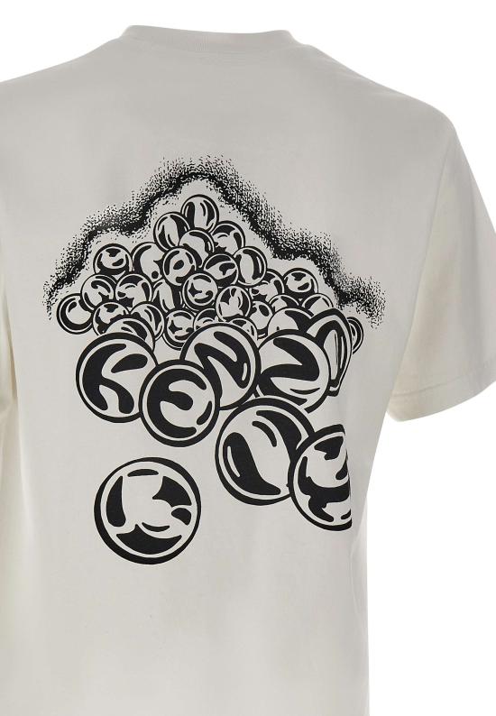 25FW 겐조 반팔 티셔츠 FF65TS2624SG 02 White - KENZO