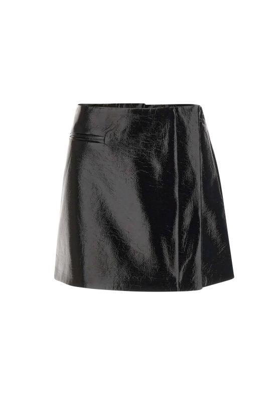 25FW 쿠레쥬 미디 스커트 425CJU316VY0014 BLACK Black