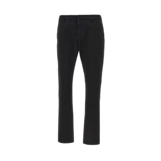 25FW 돈답 스트레이트 팬츠 UP235GS0086U PTD999 Black - DONDUP