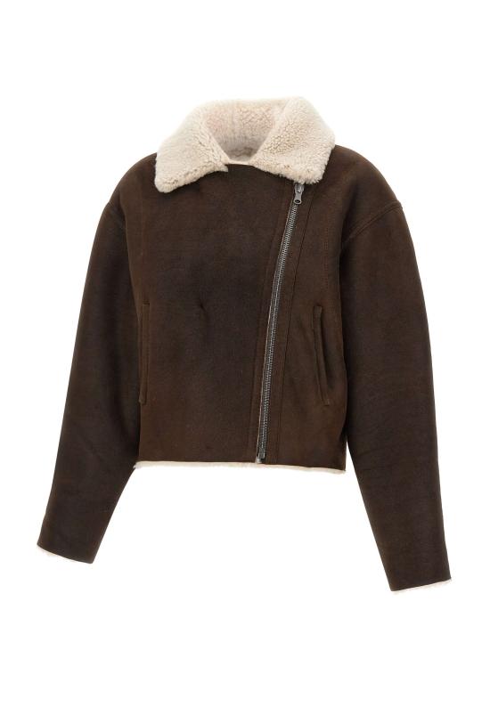 25FW 히소 가죽 자켓 ARIA ARABICA Brown