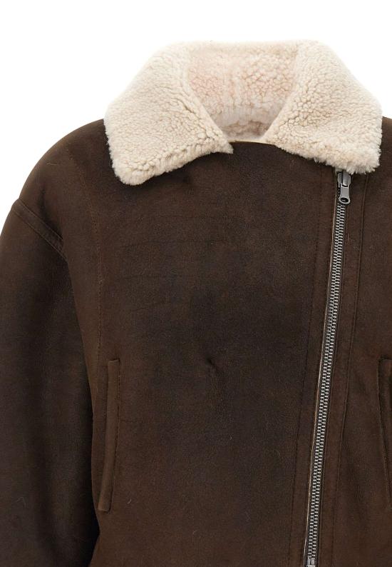 25FW 히소 가죽 자켓 ARIA ARABICA Brown - HISO